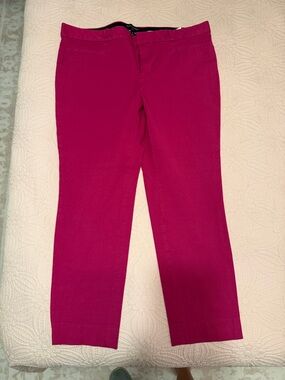 Banana Republic Hot Pink Sloan Fit Pants